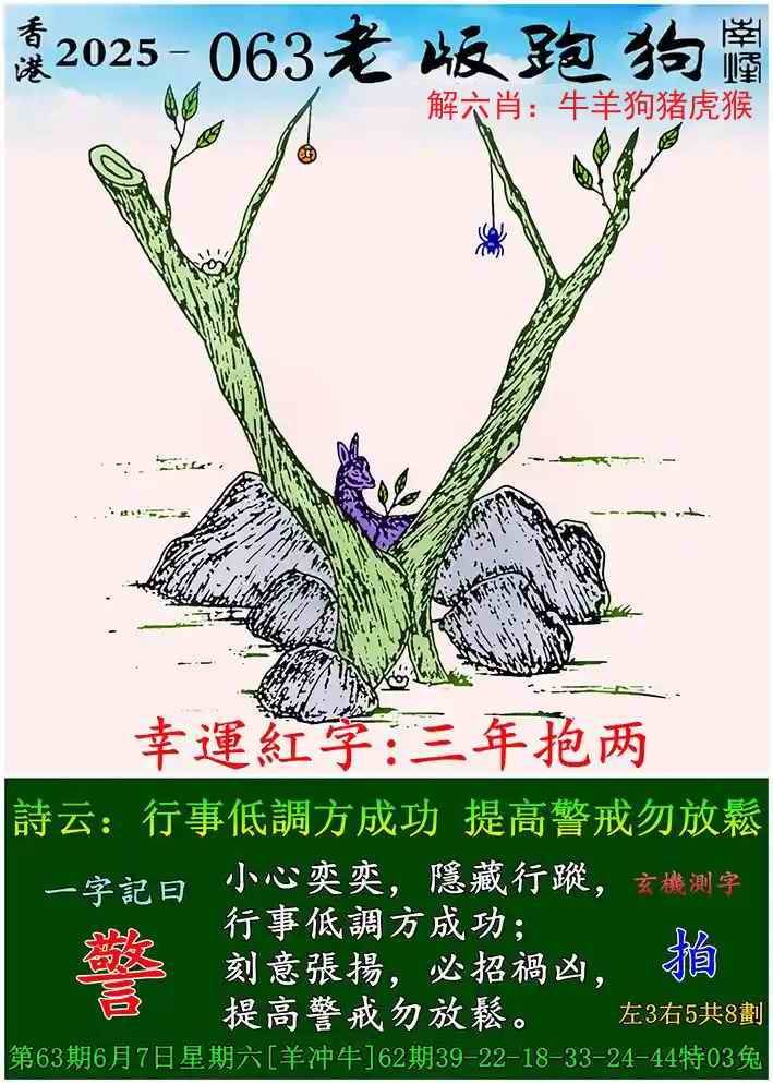 老版跑狗图