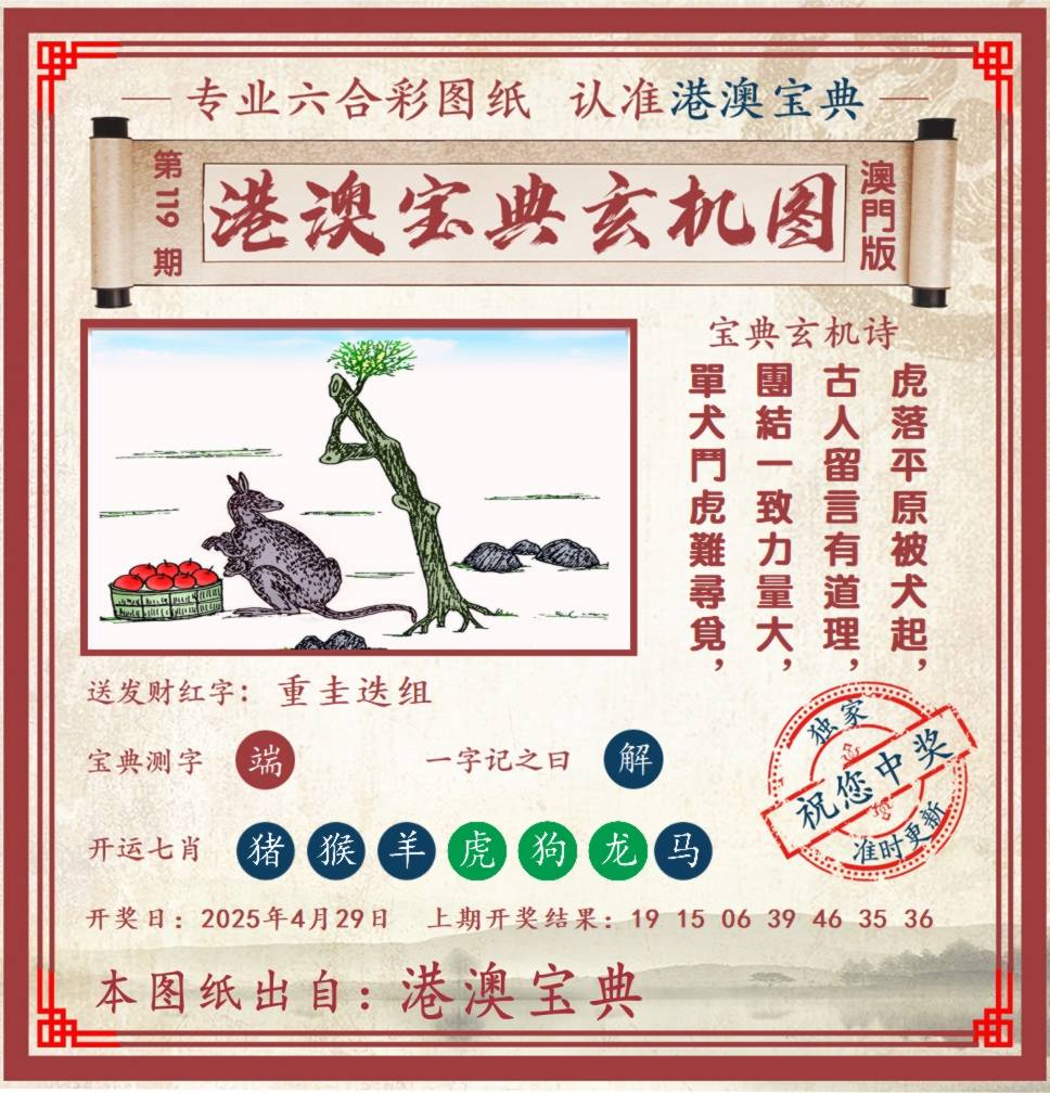 港澳宝典玄机图