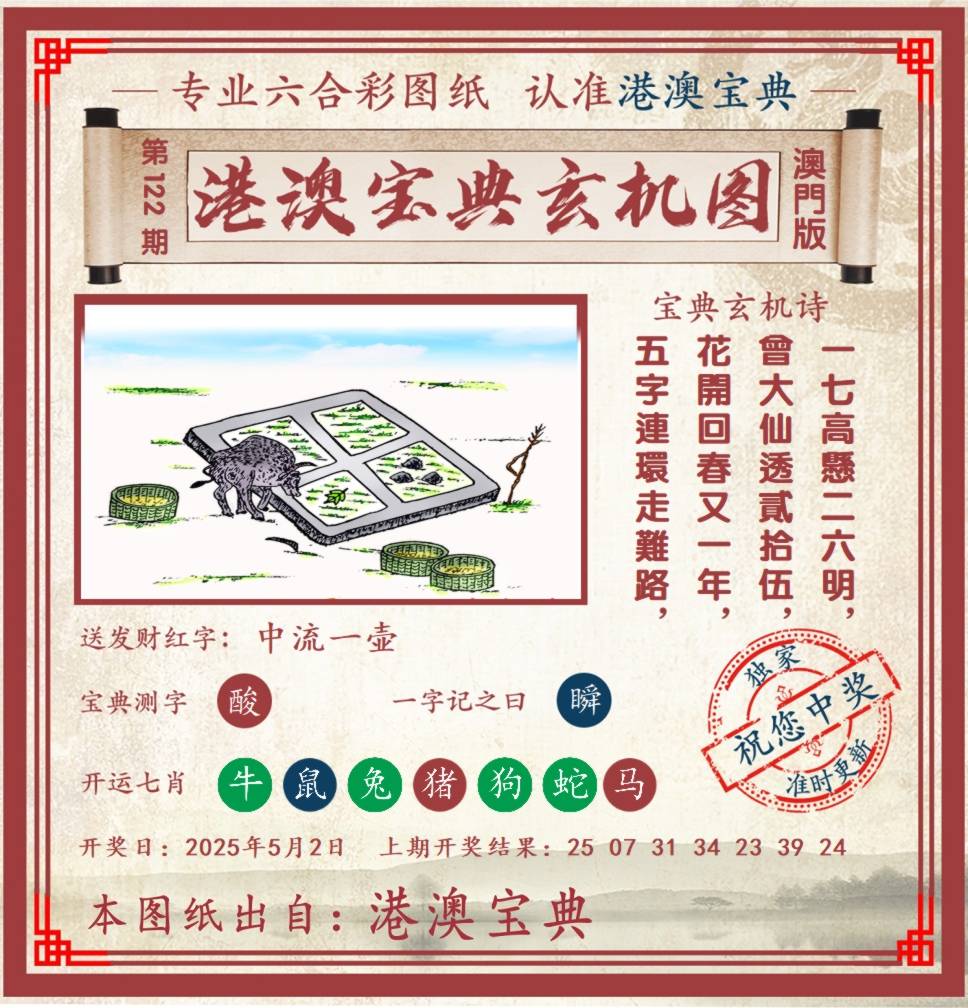 港澳宝典玄机图