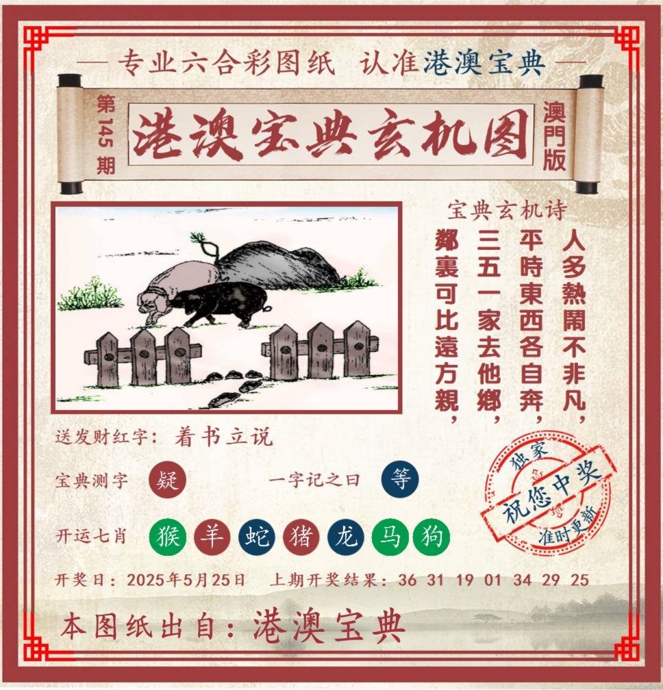 港澳宝典玄机图