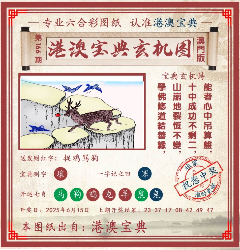 港澳宝典玄机图